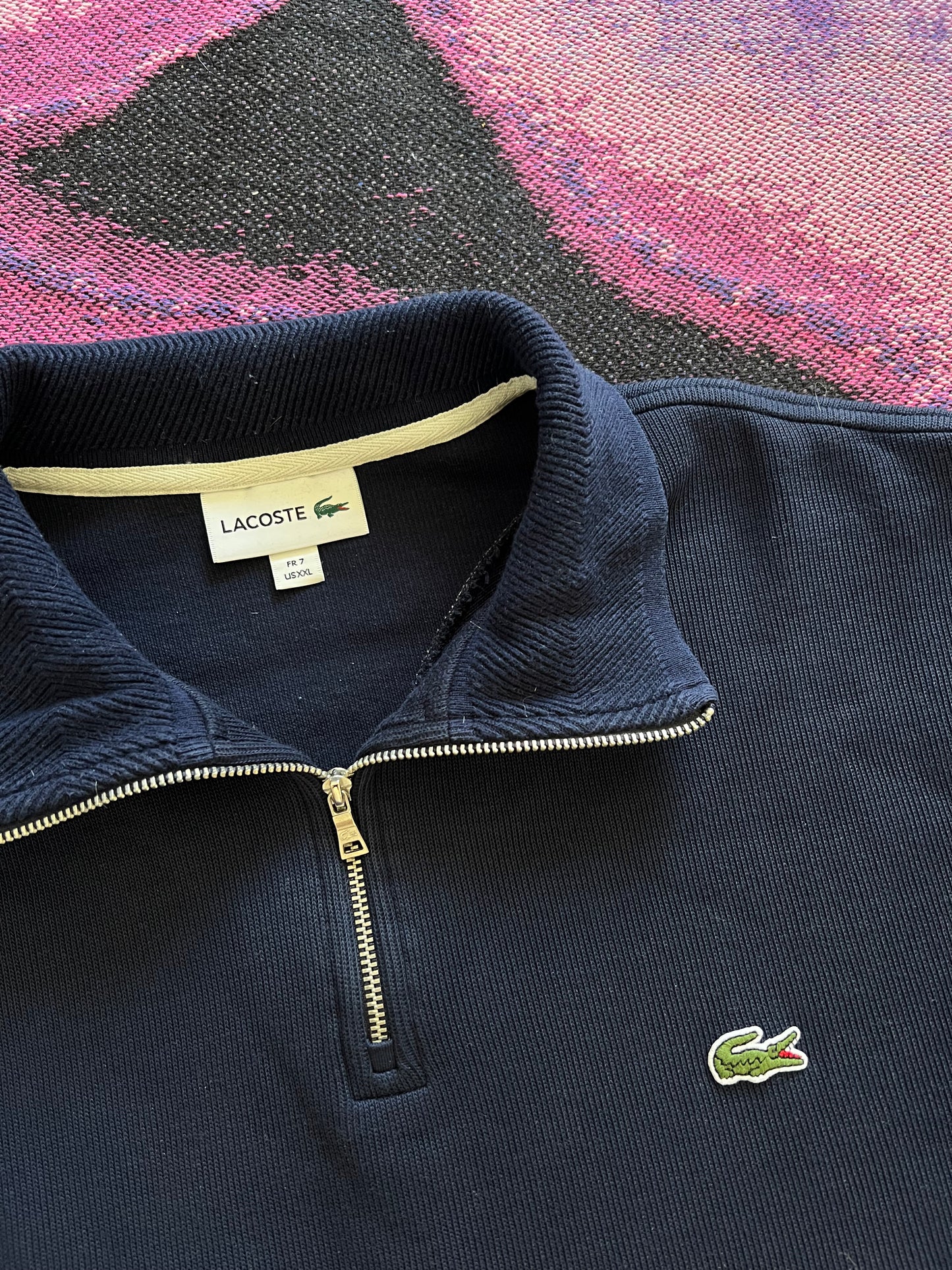 Lacoste 1/4 Zip Up Hoodie