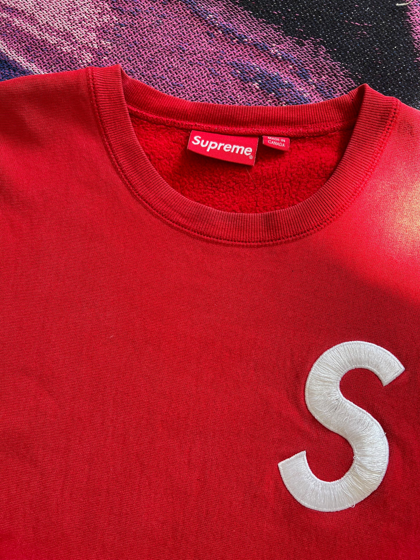 Supreme S Logo Crewneck