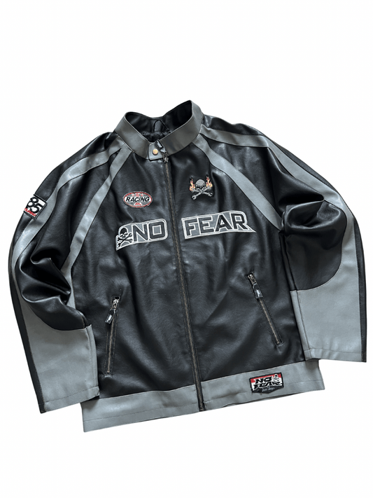 No Fear Vintage Leather Jacket - Wyat’s Boutique