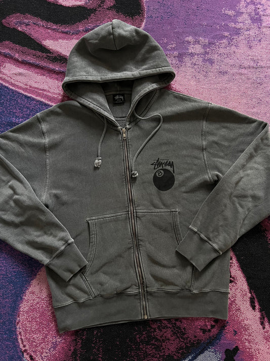 Stussy 8Ball Zip Up Hoodie