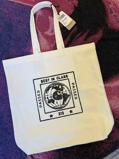 Carhartt WIP Best In Class Print Tote Bag White