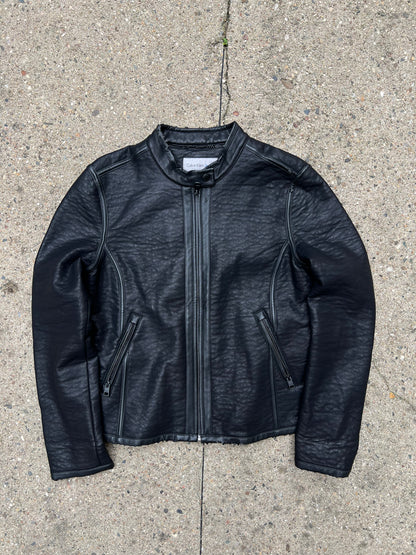 Calvin Klein Jeans Womens Leather Jacket