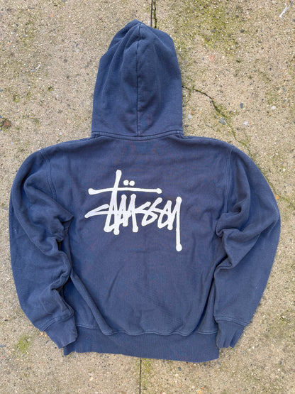 Stussy Classic Logo Zip Up Hoodie