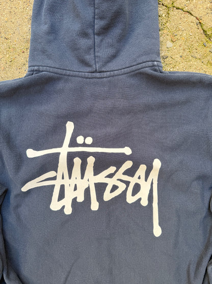 Stussy Classic Logo Zip Up Hoodie