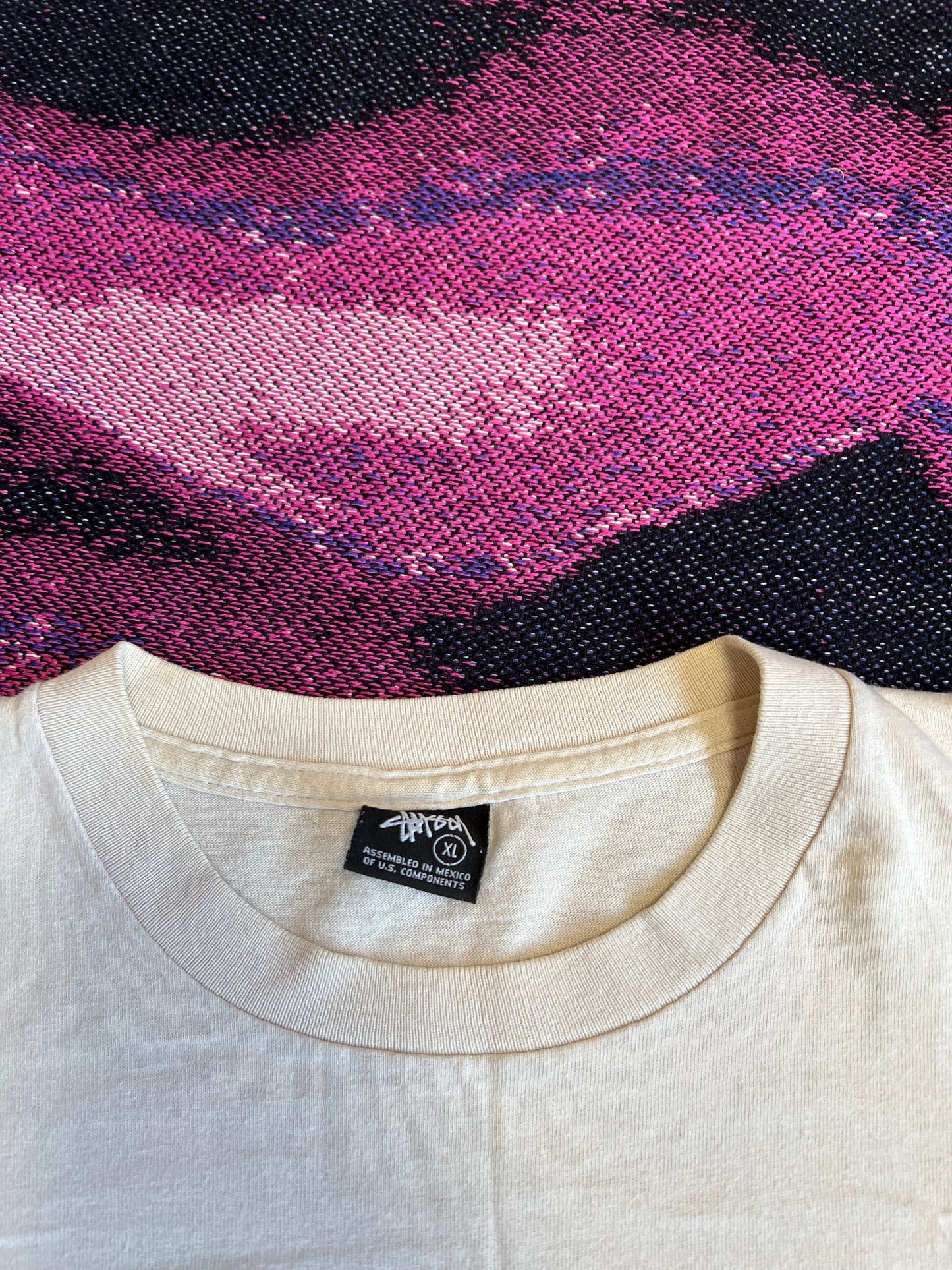 Stussy Y2K Camo T-Shirt White