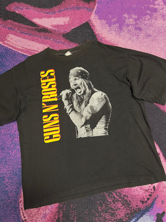 Vintage Guns N' Roses 1992 Tour T-Shirt Black