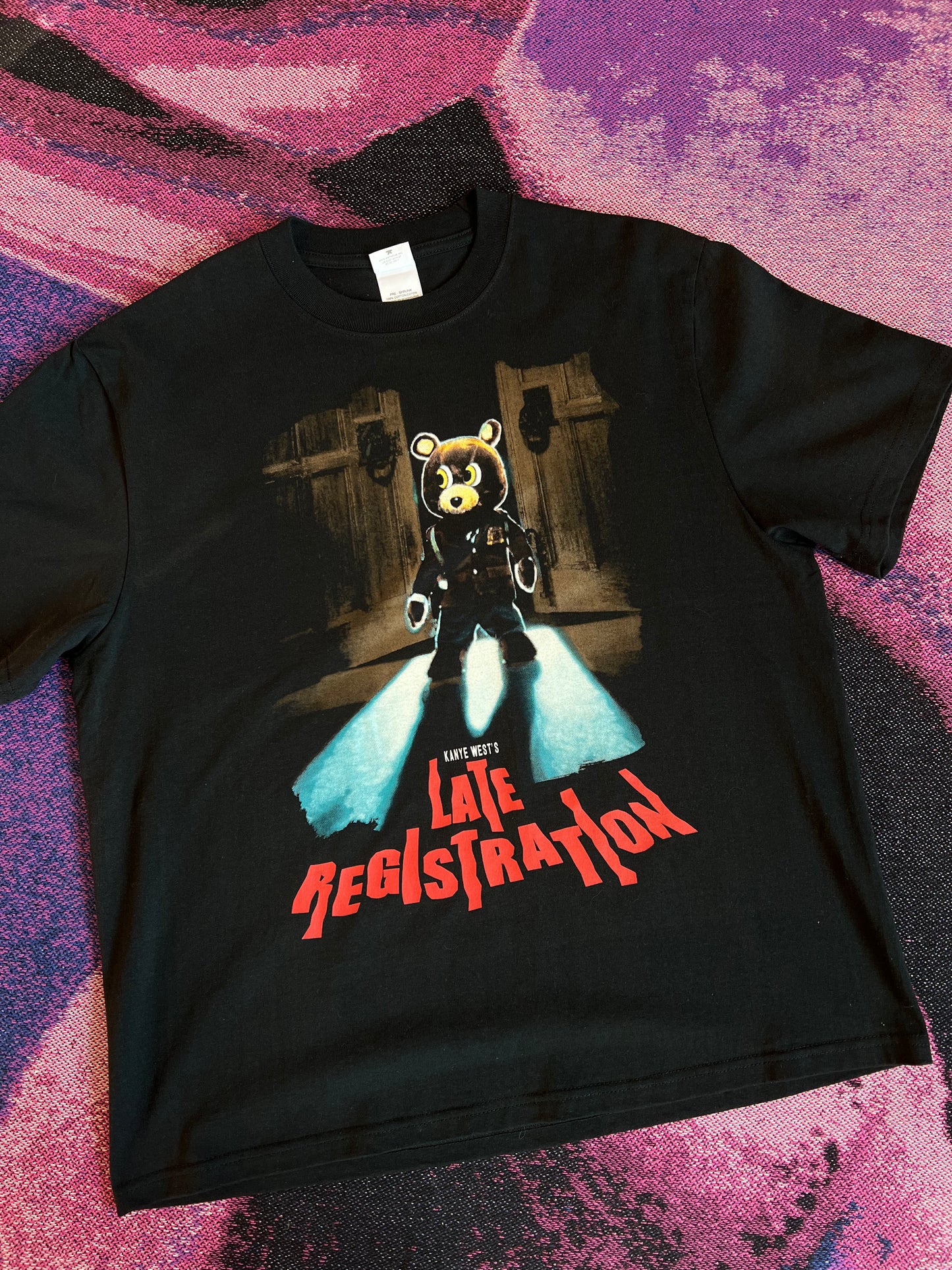 Kanye West Late Registration Tour Merch T-Shirt Black