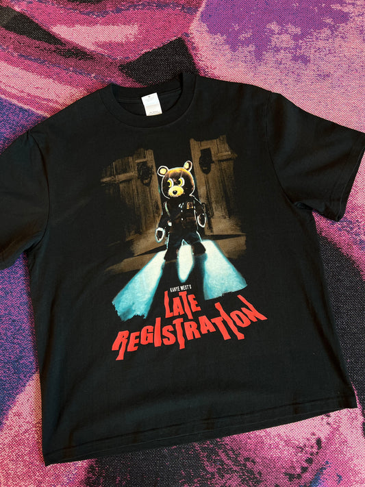 Kanye West Late Registration Tour Merch T-Shirt Black
