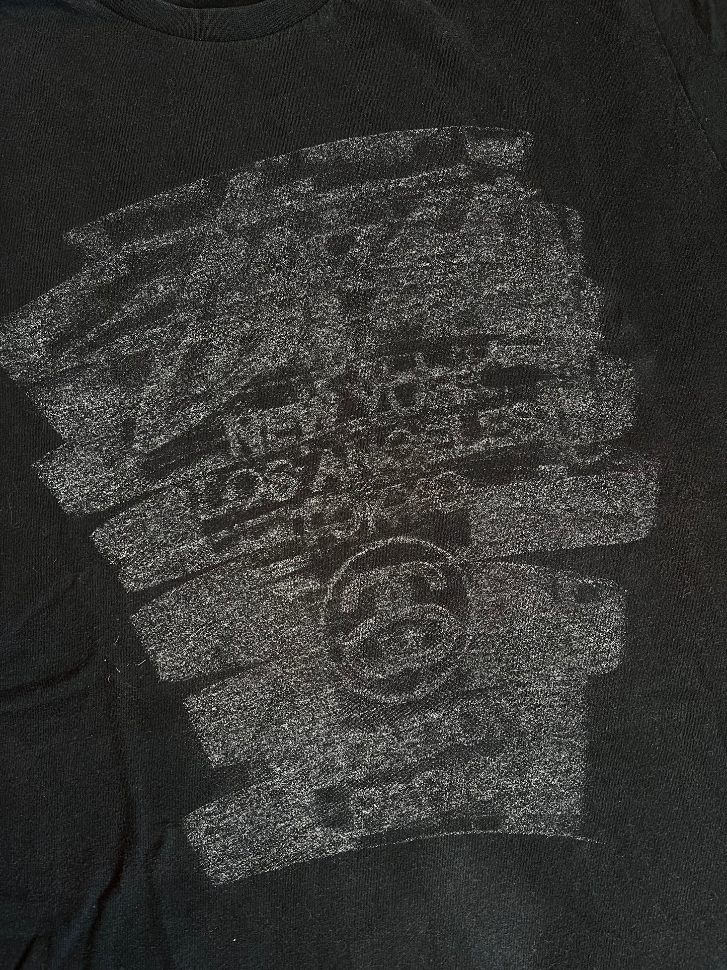 Vintage Stussy Front Design T-Shirt Black
