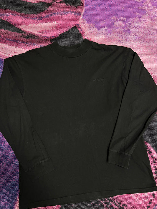 Carhartt WIP Script Logo Small Longsleeve Black