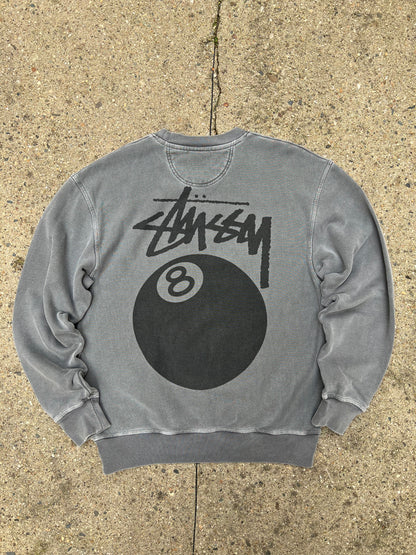 Stussy 8 Ball Dyed Crewneck