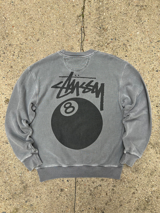 Stussy 8 Ball Dyed Crewneck