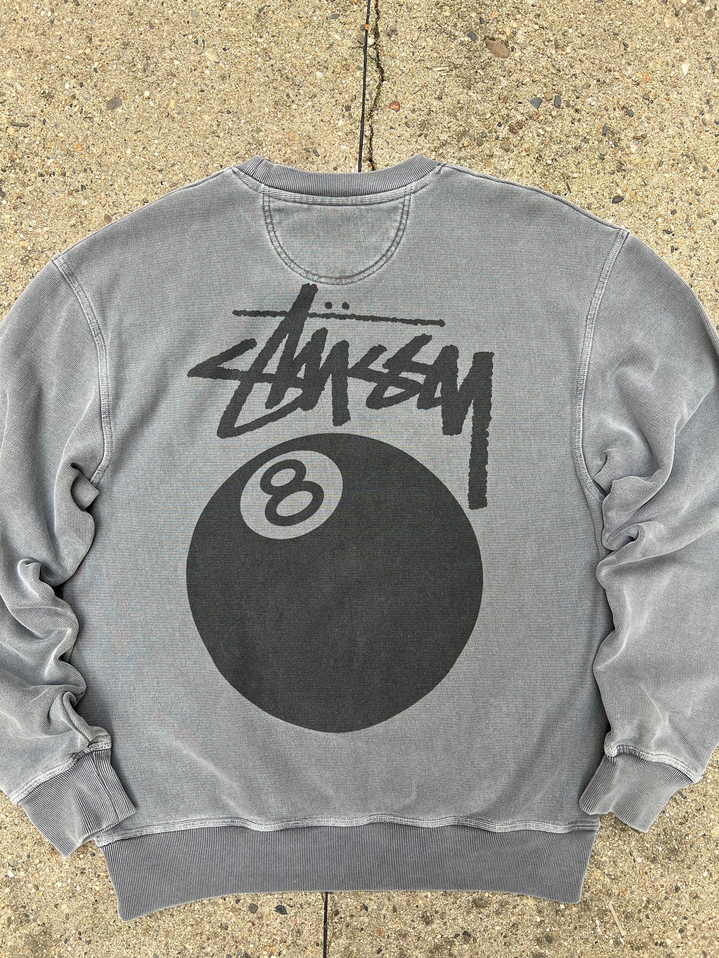 Stussy 8 Ball Dyed Crewneck