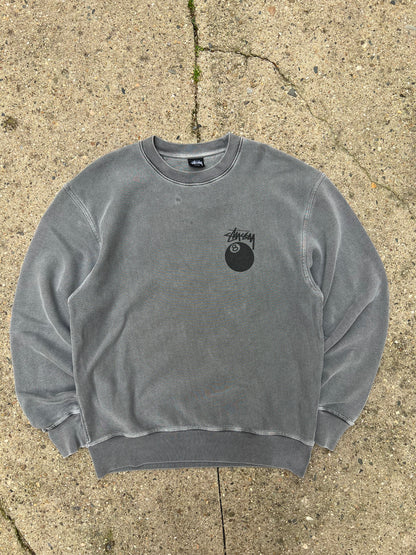 Stussy 8 Ball Dyed Crewneck