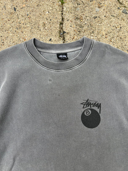 Stussy 8 Ball Dyed Crewneck
