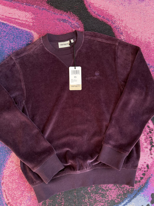 Carhartt WIP United Script Sweater Dark Iris