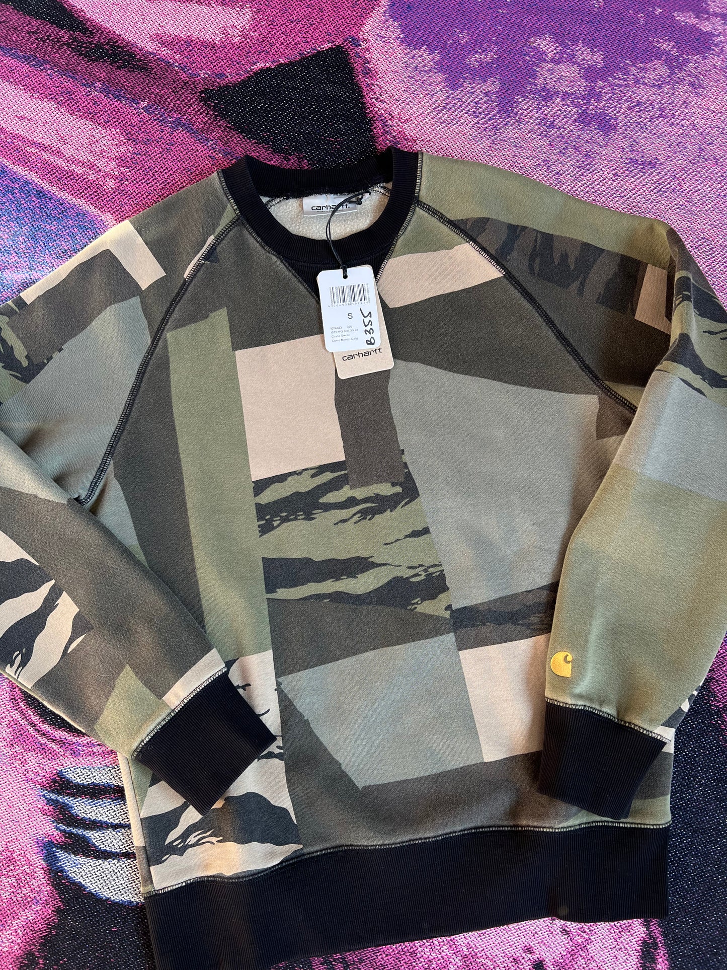 Carhartt WIP Chase Logo Sweater Camo