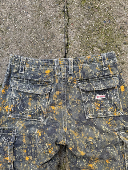 True Religion Camo Cargo Jeans