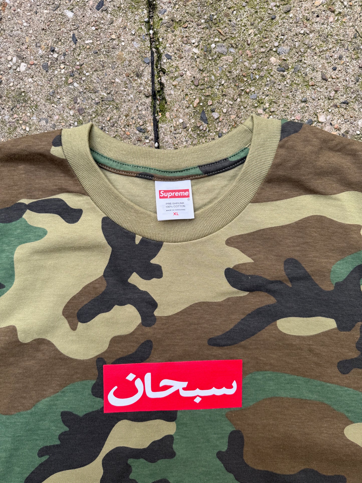Supreme Arabic Box Logo T-Shirt