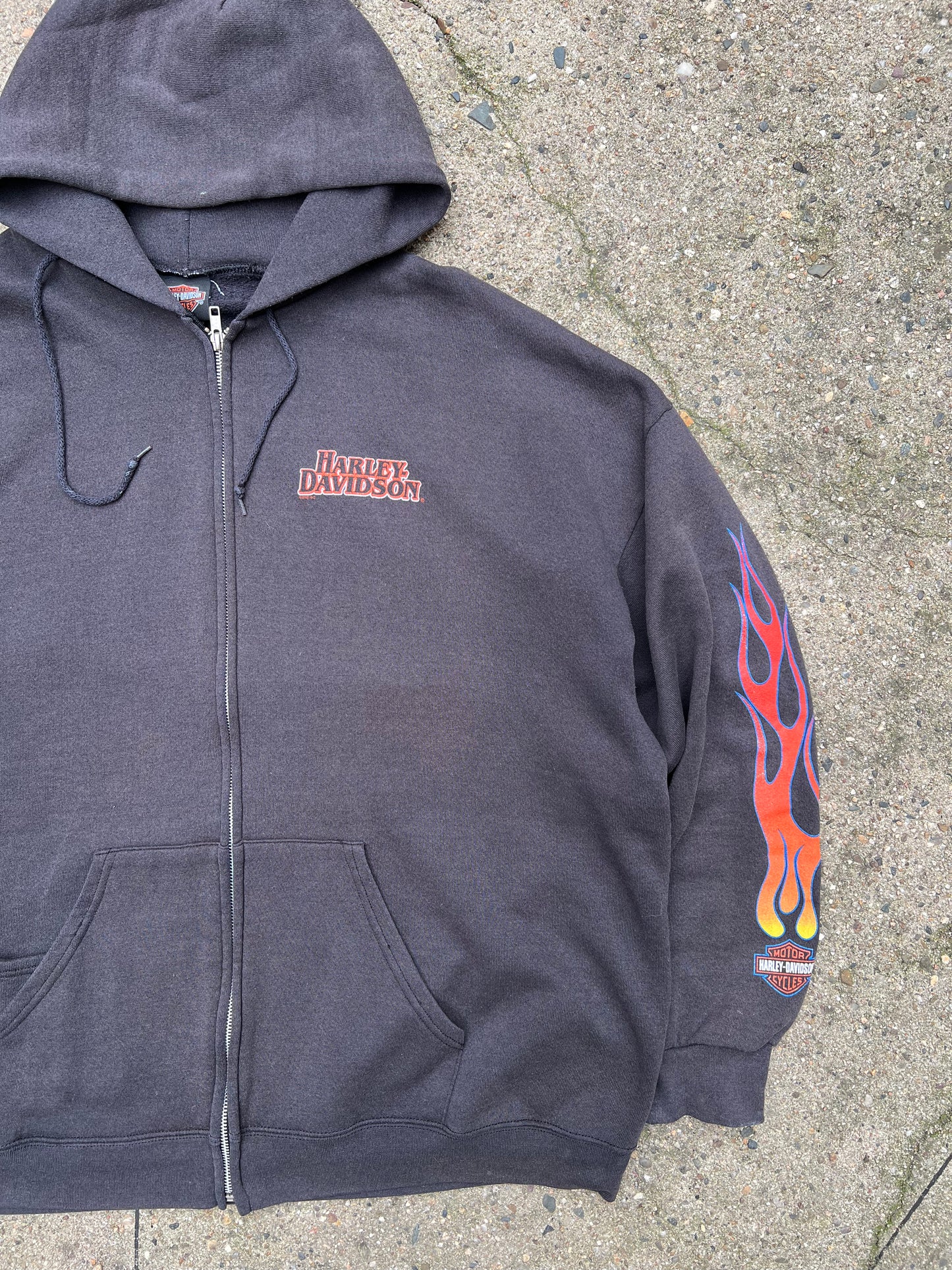 Harley Davidson Vintage Zip Up Hoodie
