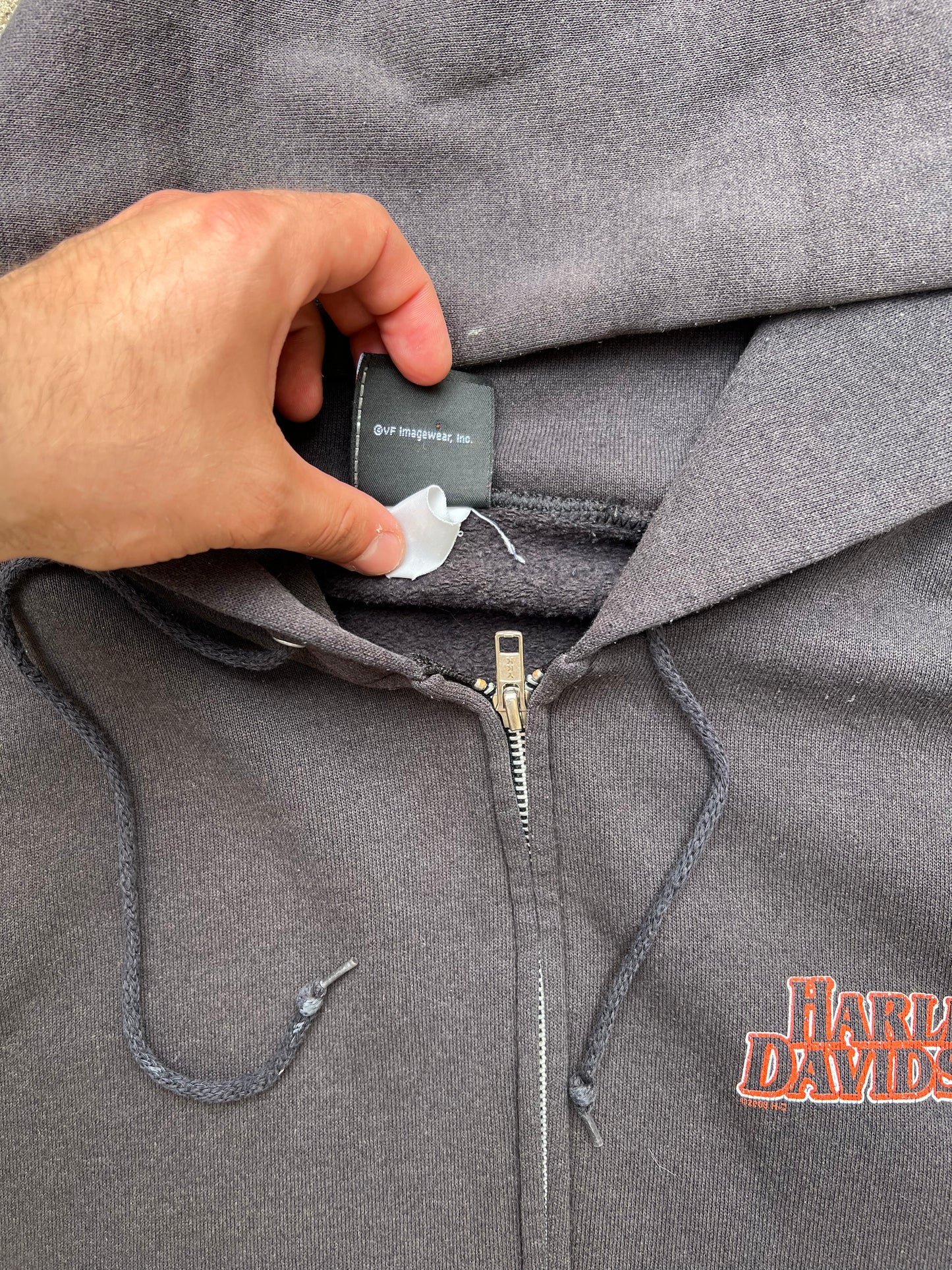 Harley Davidson Vintage Zip Up Hoodie