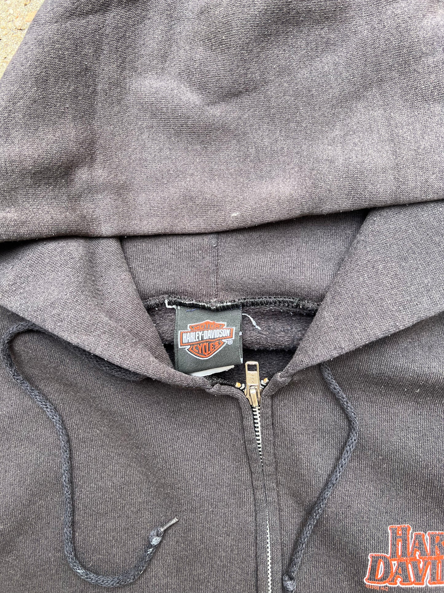 Harley Davidson Vintage Zip Up Hoodie