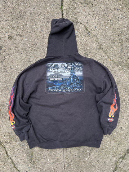 Harley Davidson Vintage Zip Up Hoodie