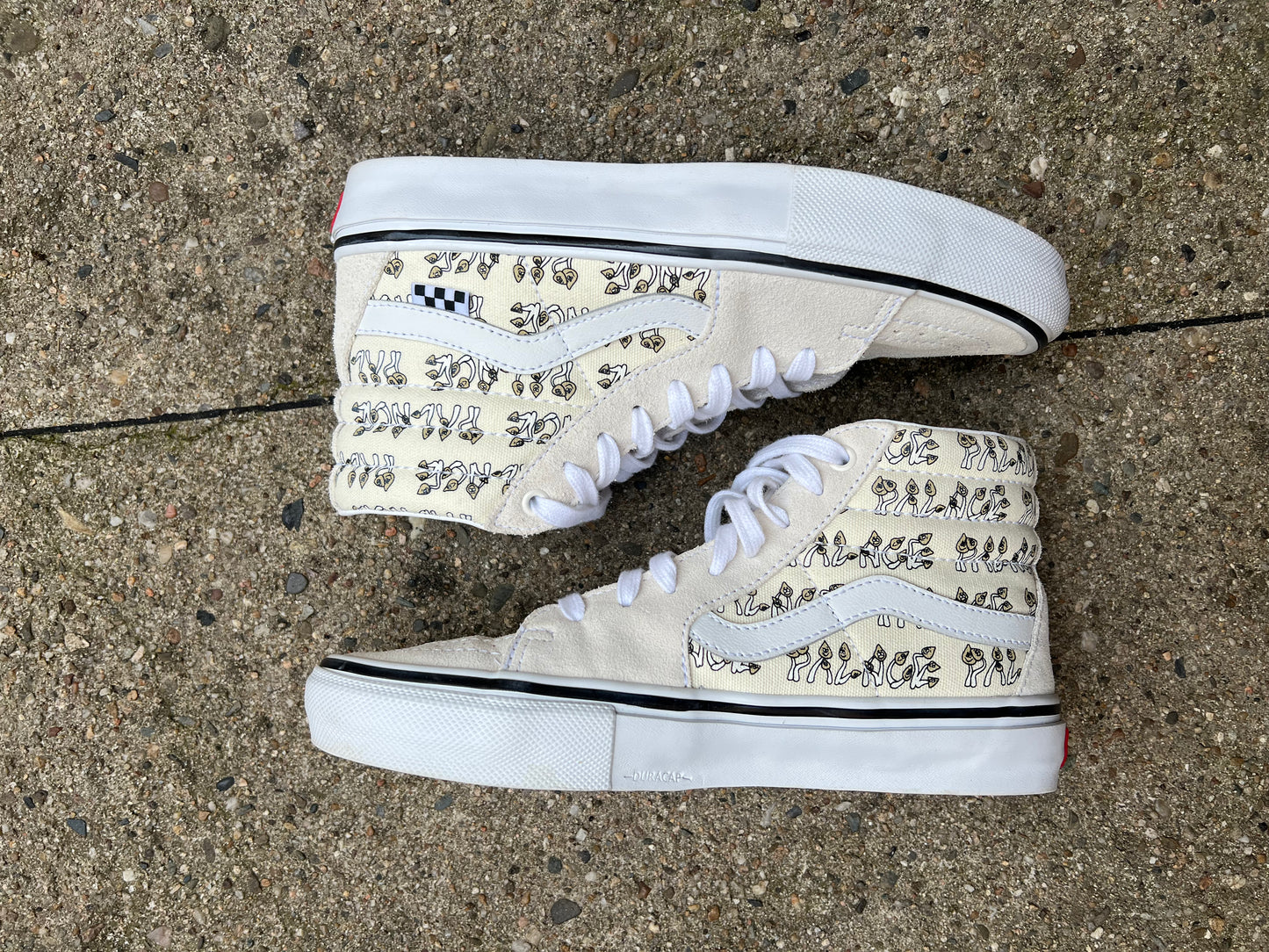 Vans Skate Sk8-Hi Palace Shroom Pack Marshmallow