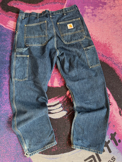 Carhartt WIP Single Knee Pants Blue Denim