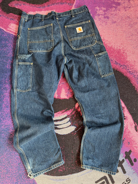 Carhartt WIP Single Knee Pants Blue Denim