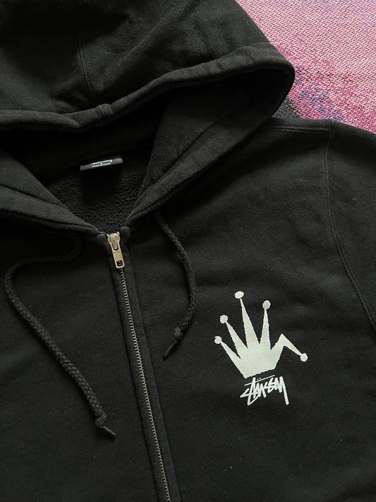 Stussy Crown Zip Up Hoodie