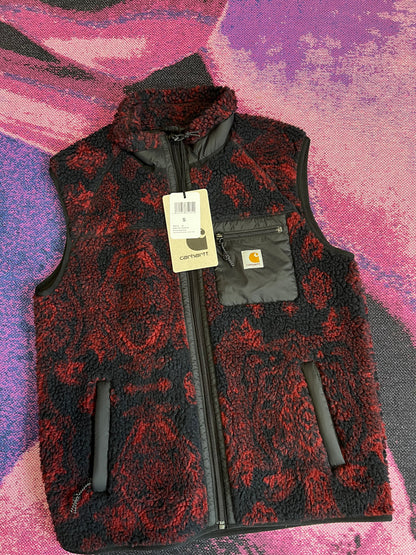 Carhartt WIP Prentis Liner Vest Black/Red