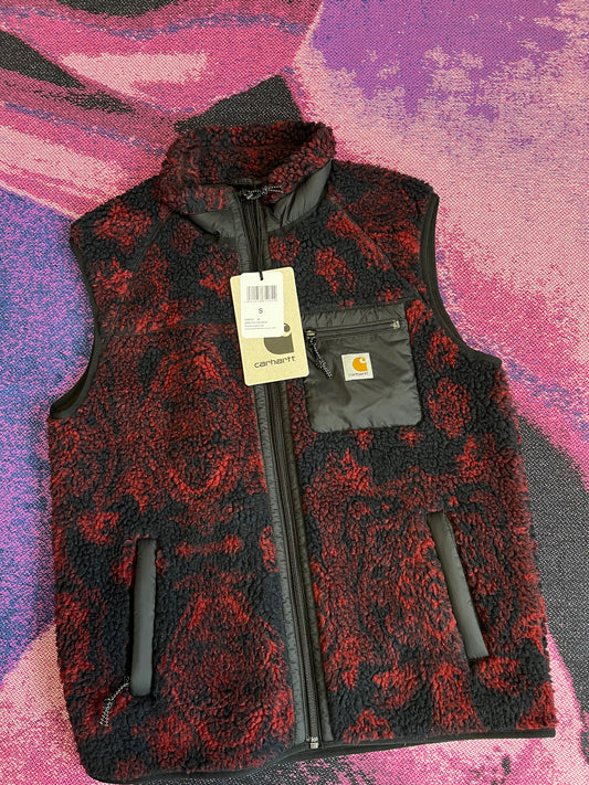 Carhartt WIP Prentis Liner Vest Black/Red