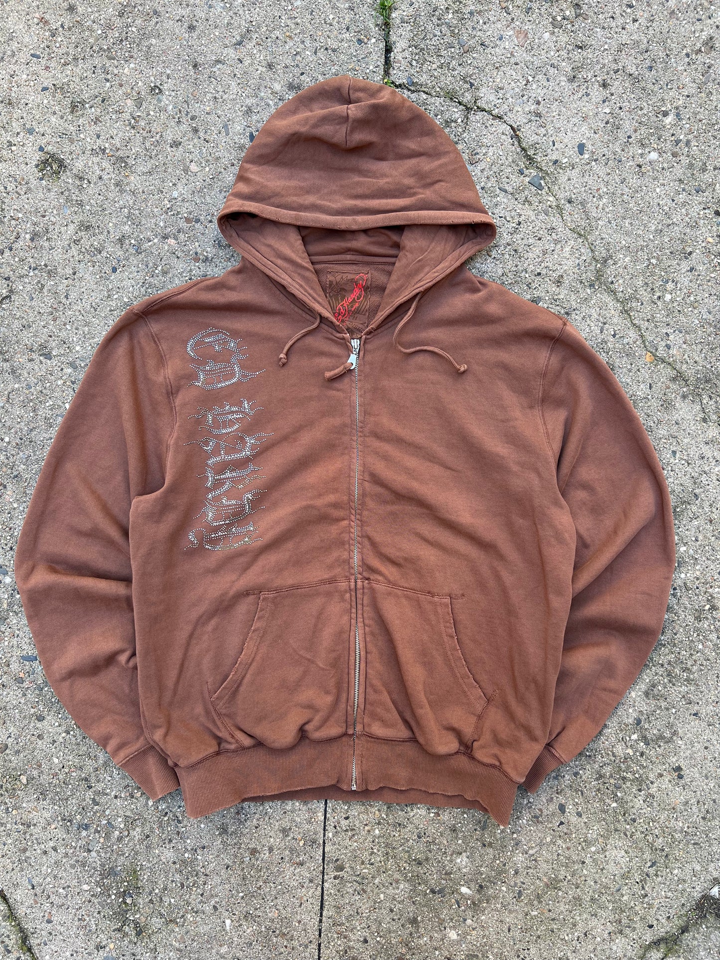 Ed Hardy Vintage Zip Up Hoodie