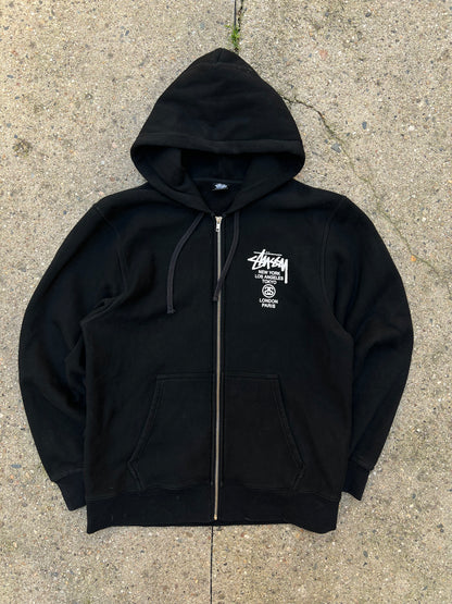 Stussy World Tour Zip Up Hoodie