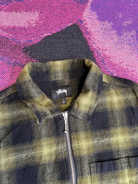 Stussy Flannel Shirt Yellow/Black