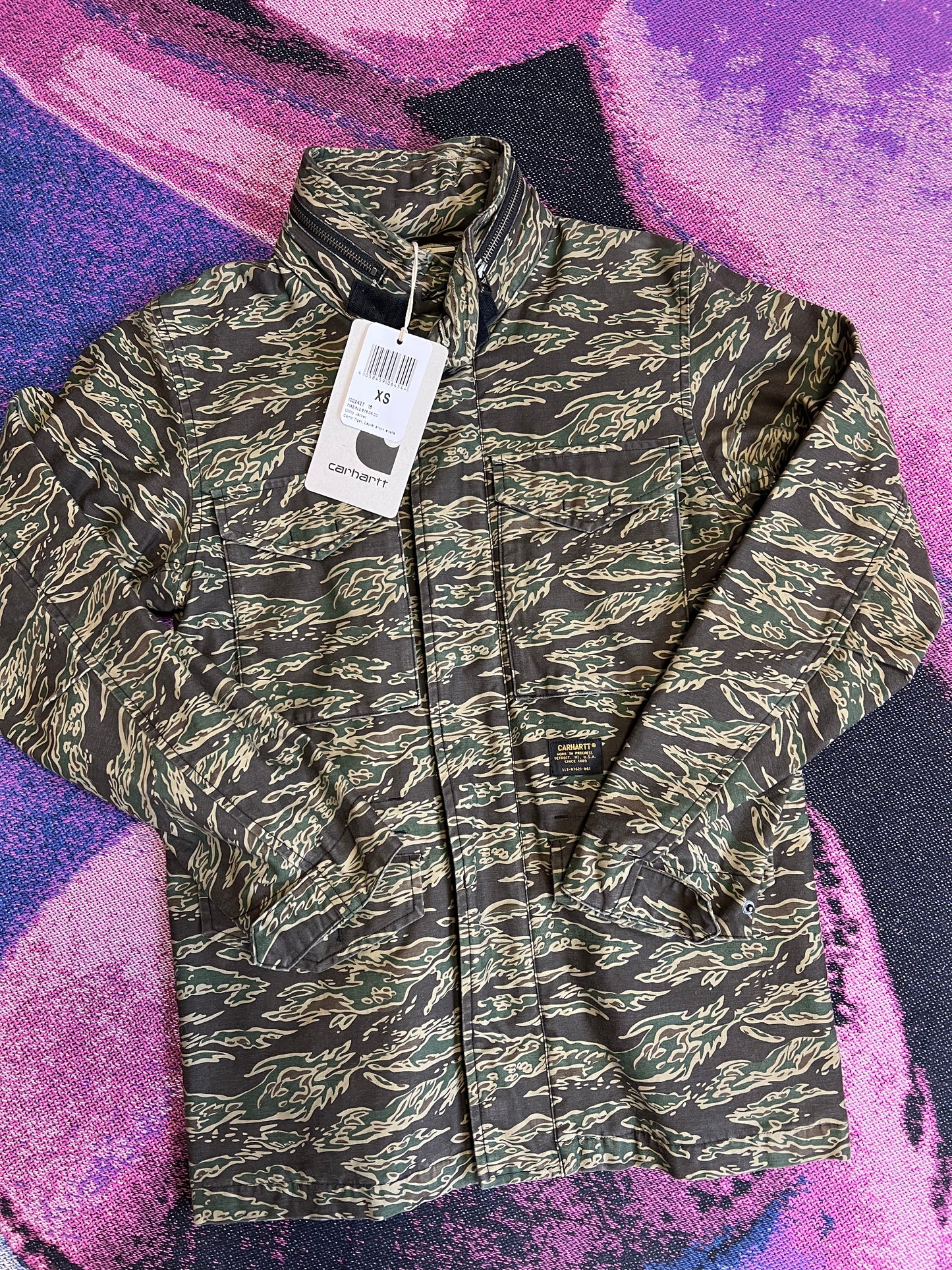 Carhartt WIP Utility Jacket Tiger Camo