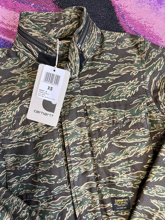 Carhartt WIP Anson Shirt Jacket Tiger Camo
