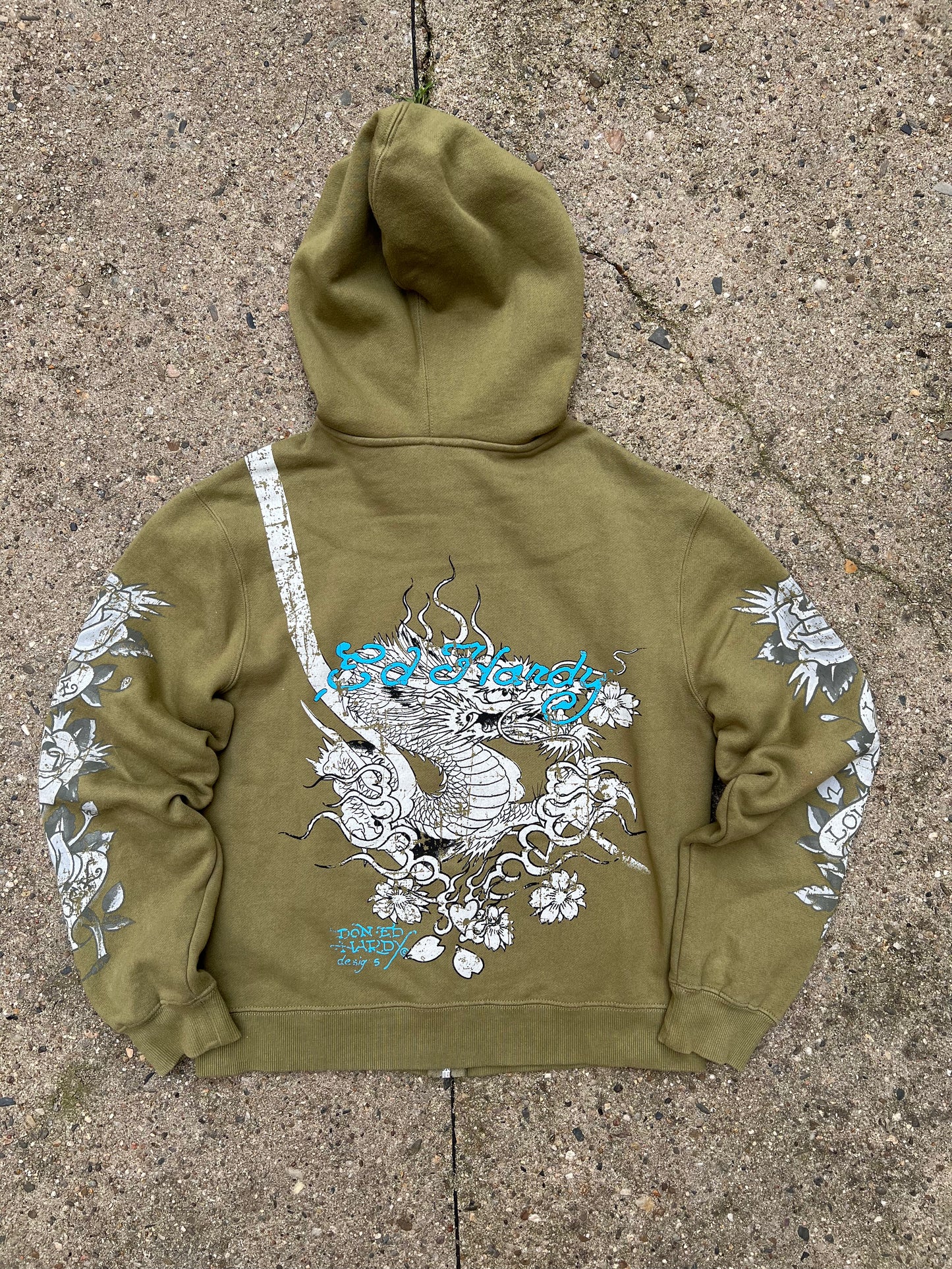 Ed Hardy Zip Up Hoodie
