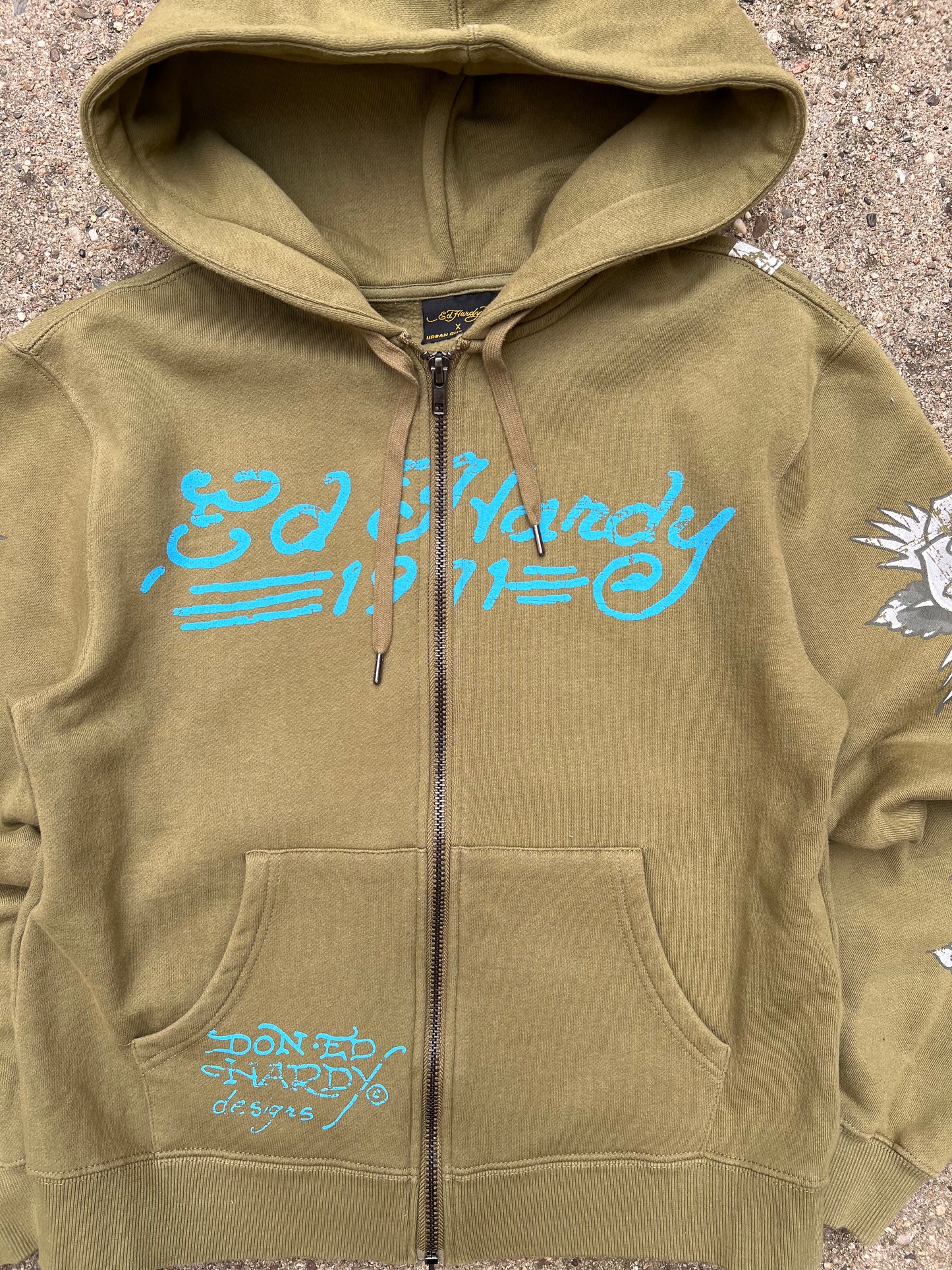 Ed Hardy Zip Up Hoodie