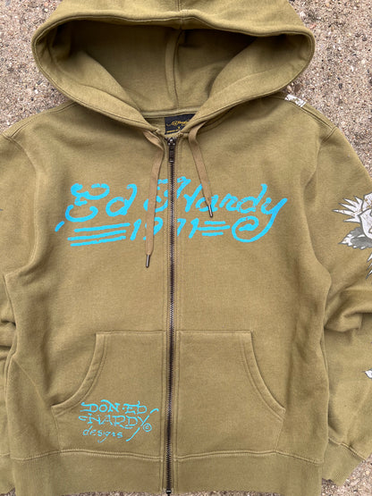 Ed Hardy Zip Up Hoodie