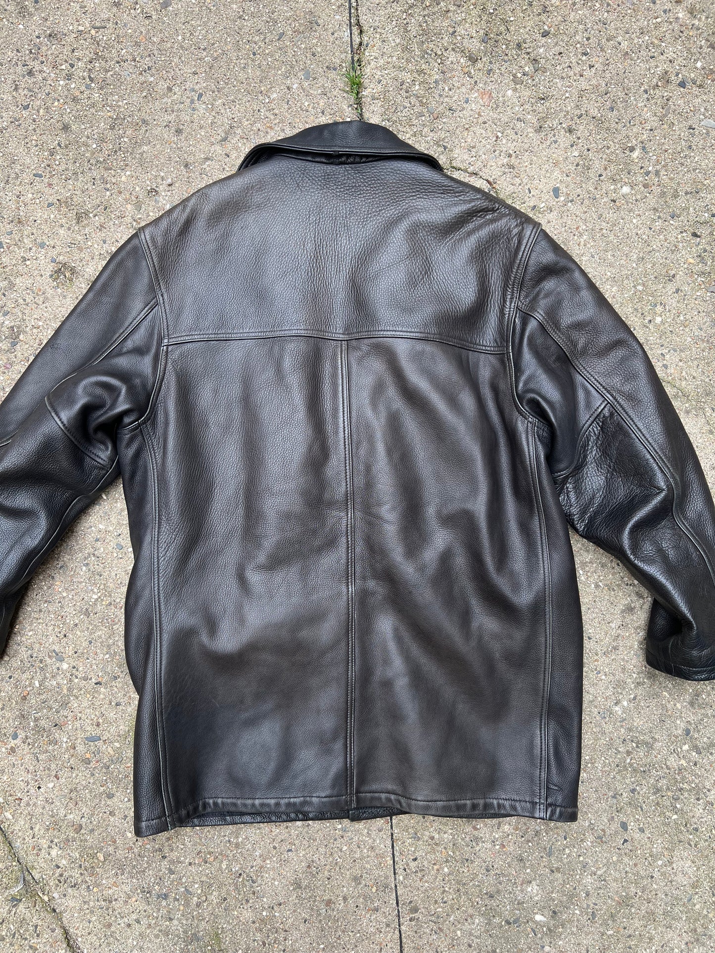 Schott NYC Leather Coat