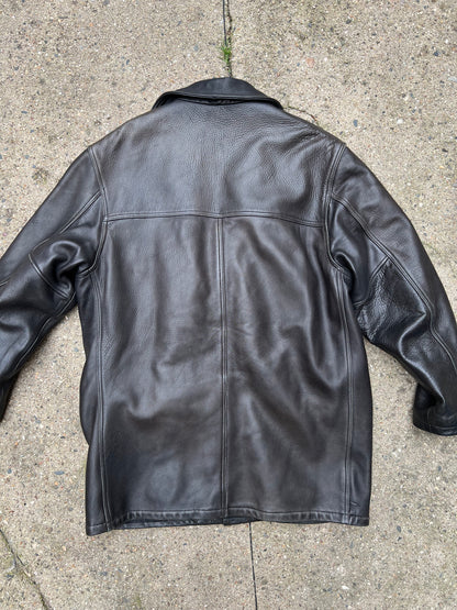 Schott NYC Leather Coat