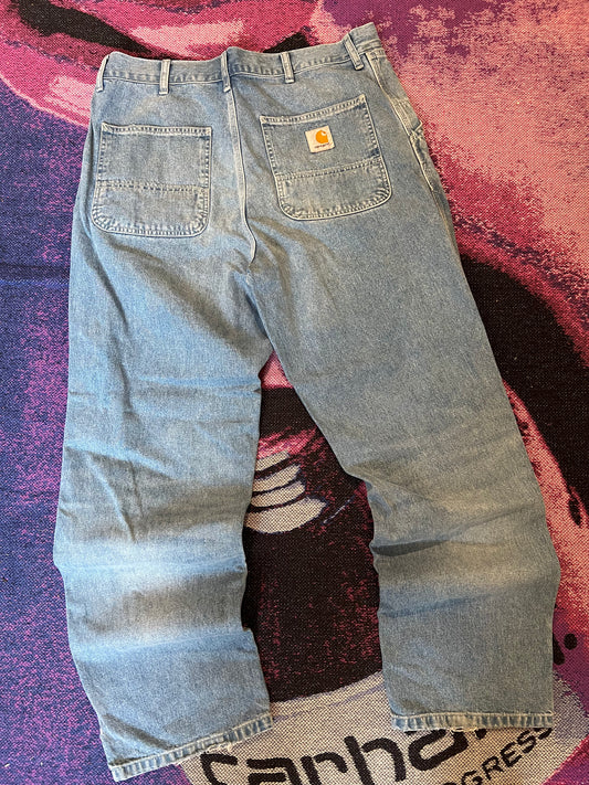 Carhartt WIP Simple Pant Light Wash Blue Denim