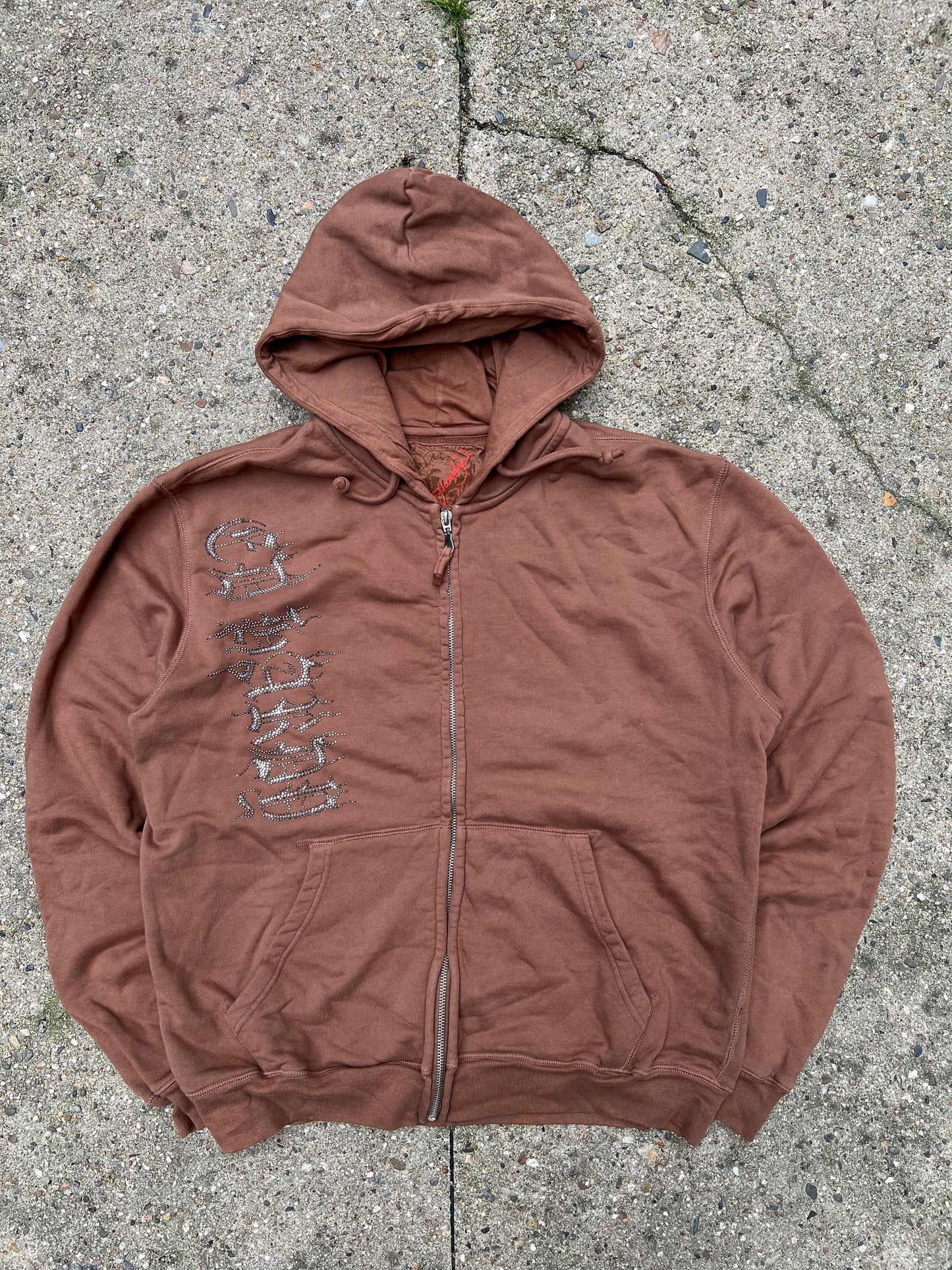 Ed Hardy Zip Up Hoodie