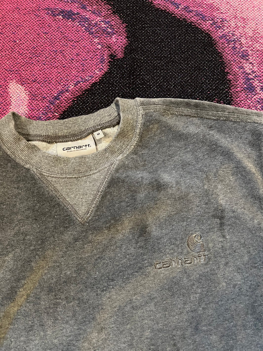 Carhartt WIP Script Logo Crewneck Grey