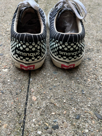 Vans Era Supreme CDG Pinstripe Navy