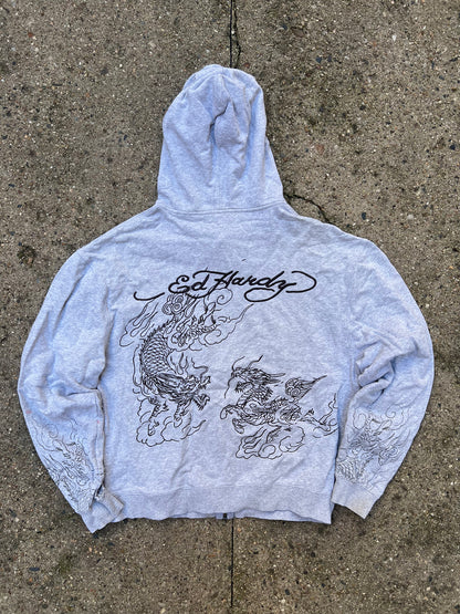 Ed Hardy Zip Up Hoodie