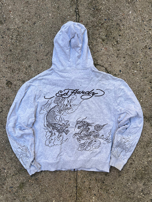 Ed Hardy Zip Up Hoodie