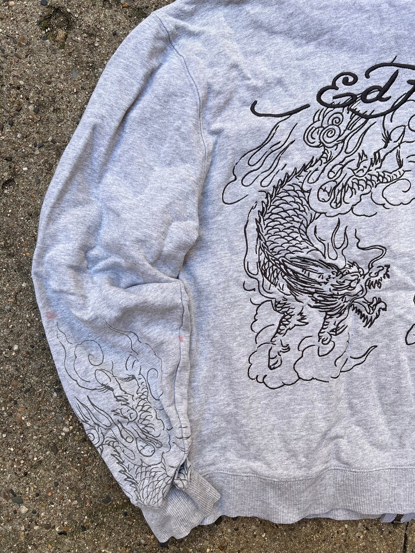 Ed Hardy Zip Up Hoodie